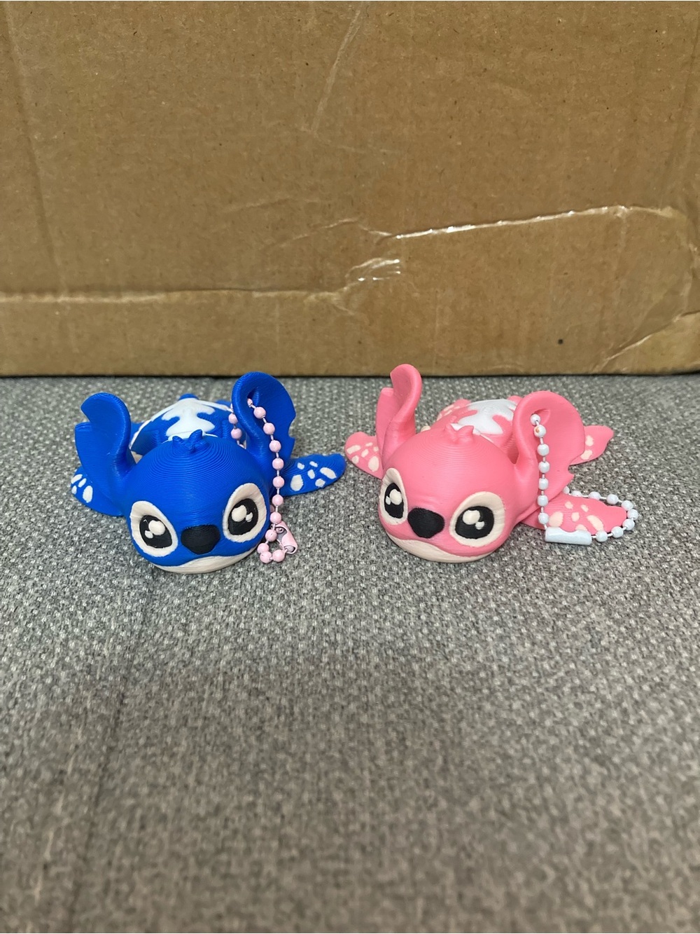 Blue and Pink Stitch Sea Turtles